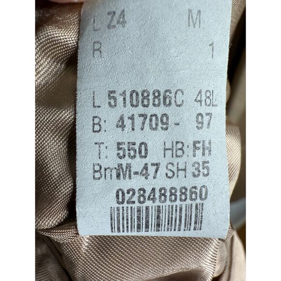 Ralph Lauren Men's 48L Wool & Silk Blazer 2 Button Sport Coat Jacket Tan Brown - Picture 8 of 8